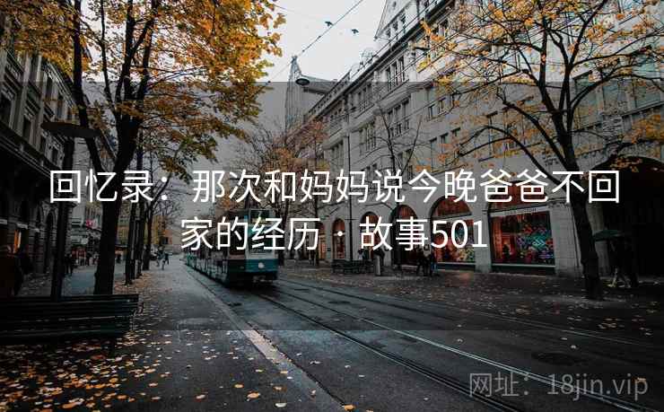 回忆录：那次和妈妈说今晚爸爸不回家的经历 · 故事501